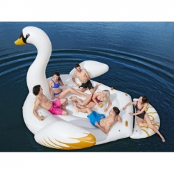 Bouée géante gonflable piscine Bestway CYGNE 429x330cm 6 personnes