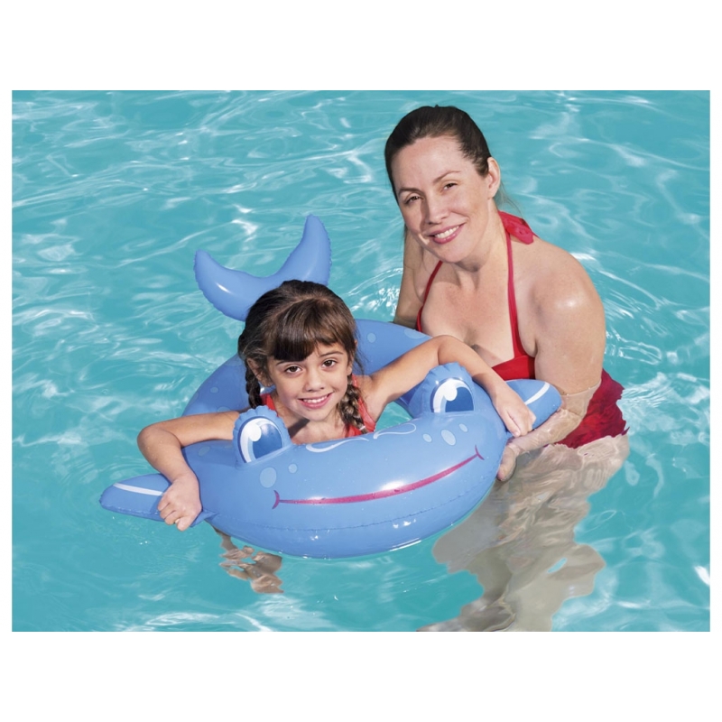 Bouée gonflable Frenchy Bleu, Rose ou Vert - Intex Bouée gonflable Frenchy Bleu, Rose ou Vert - Intex