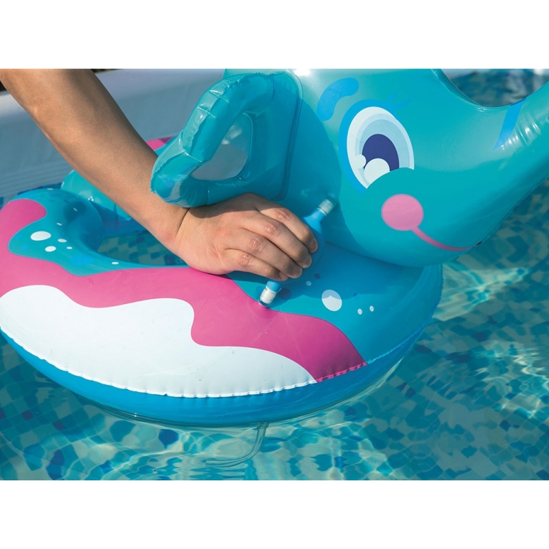 Bouée de piscine Léopard Bleu